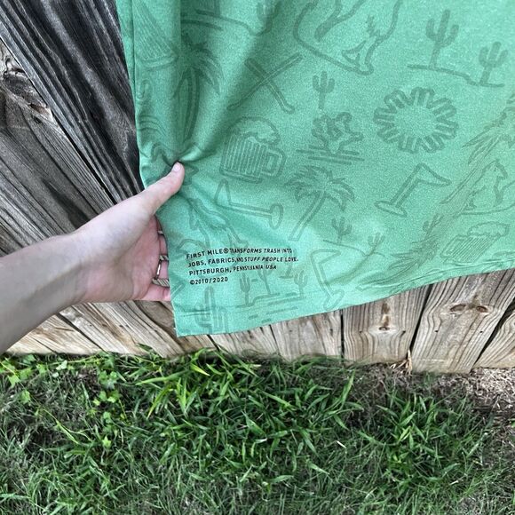 Puma X First Mile Golf Polo Mens Medium Green Desert Southwestern Performance - Picture 12 of 14